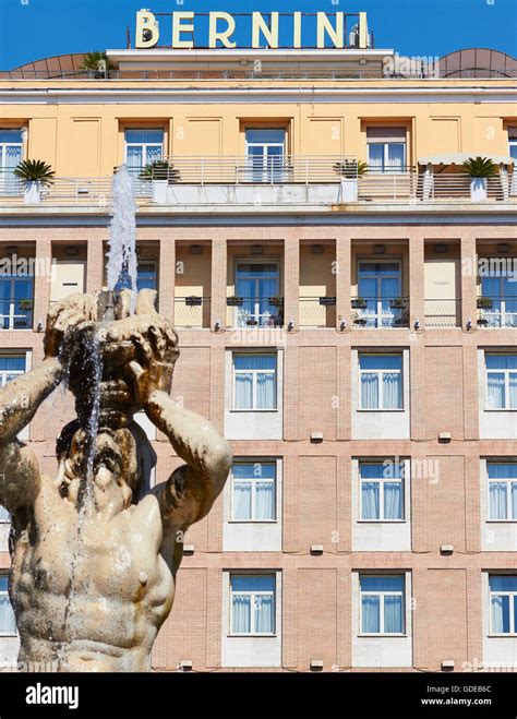 Five Star Hotel Bernini And Fontana Del Tritone By Bernini Piazza