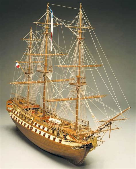 Mantua Model 798 Le Superbe - Wood, double-planked on bulkhead ship