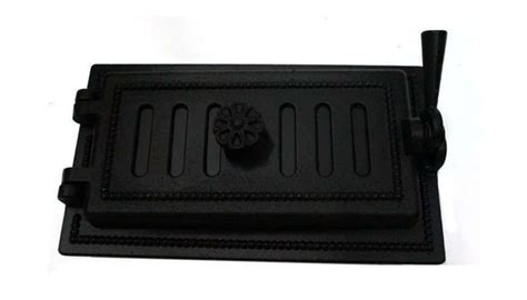 Дверца Везувий чугунная поддувальная (236) 185*320 мм антрацит - купить ...