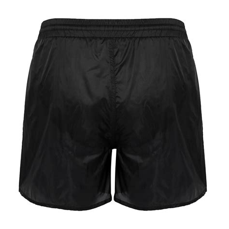 Men S Drawstring Swim Shorts Quick Dry Trunks Underwear See Through