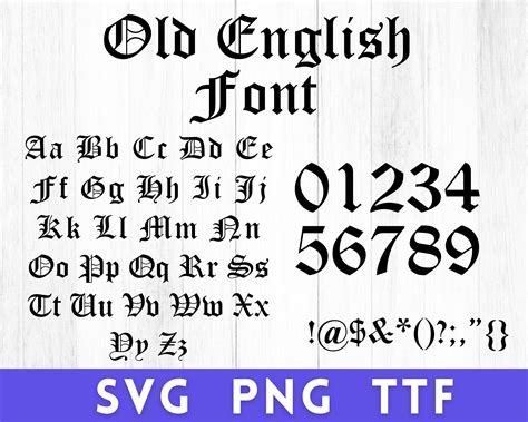 Old English Font Old English Alphabet Old English Letters Old