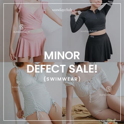 Jual Sundayclub Minor Defect Sale Swimdress Baju Renang Swimsuit One Set Baju Pantai Bikini