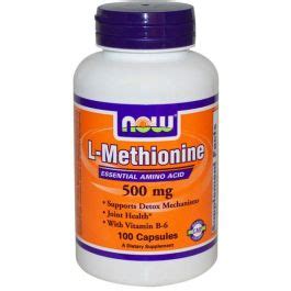 Now L Metionina 500mg 100 cápsulas