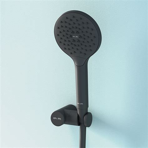 Встраиваемая душевая система AM.PM X-Joy FP85A1RH22 черная: тропический ...