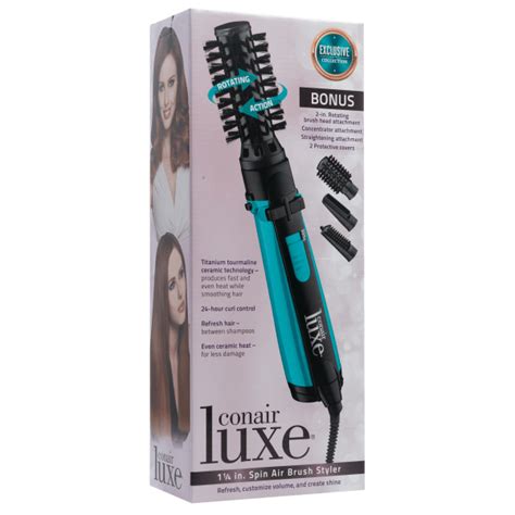 Morningsave Infinitipro By Conair Luxe Volumizing Hot Air Spin Brush With Attachments