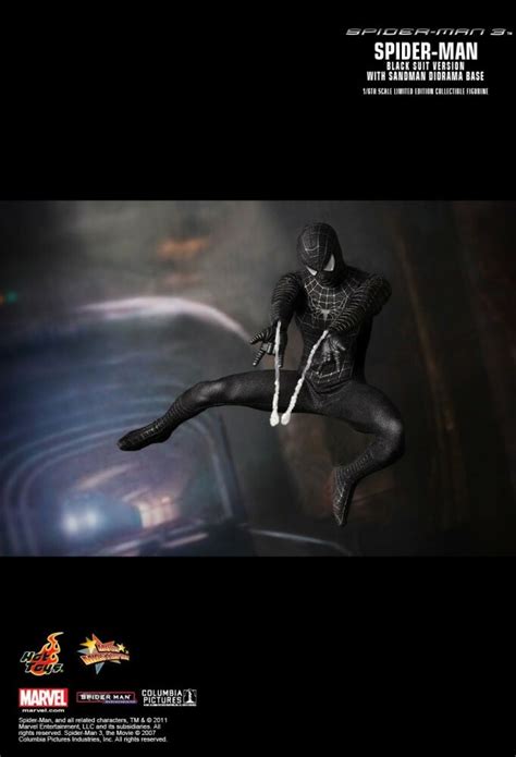HOT TOYS 1 6 SPIDER MAN 3 MMS165 Black Suit Ver Symbiote Tobey Maguire