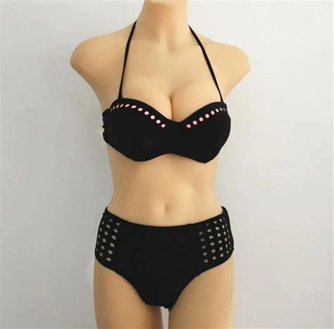 Hot Sale Swimming Bikinis Set 2017 Hollow Out Tall Waist Sexy Women S Swimsuit Bikini Hot