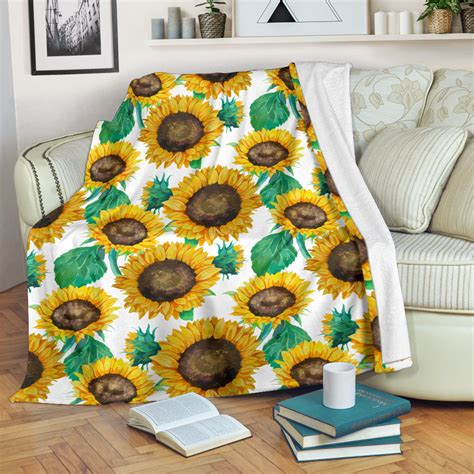 Sunflower Throw Blanket – uscoolprint