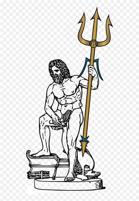 Easy Poseidon Trident Drawing How To Draw A Silver Trident Step By