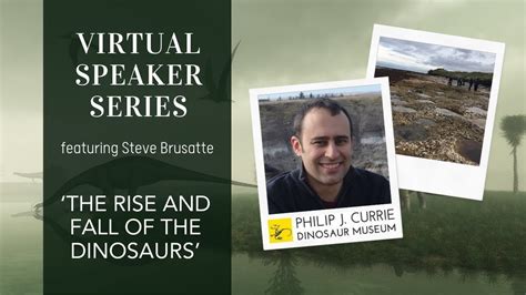 Steve Brusatte The Rise And Fall Of The Dinosaurs Youtube