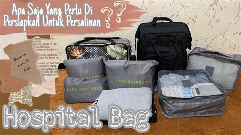 Isi Tas Bersalin Untuk Melahirkan Hospital Bag YouTube