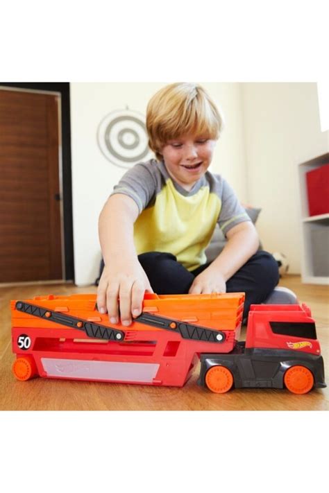 Hot Wheels Mega Mega T R Turuncu Ara Kapasiteli Rampal Ghr Fiyat Yorumlar Trendyol