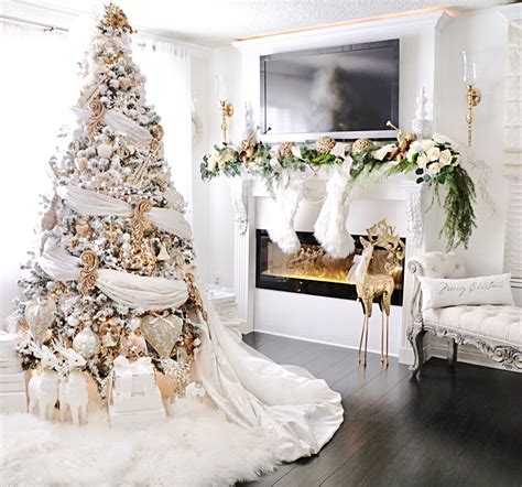 Romantic Christmas Decorations Holiday fairy Tale Christmas Decor | Glam christmas decor ...