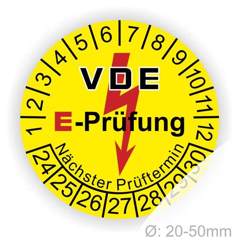 Elektro Check Prüfplaketten PrintEngel