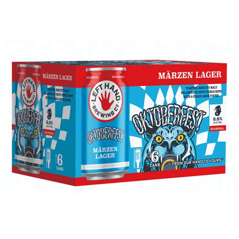 Left Hand Oktoberfest Marzen Lager - 6 x 12 oz Can Delivery in Los Angeles