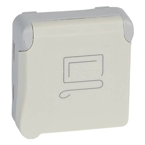 Legrand 69623 Plexo, білий, із заземленням, французький стандарт