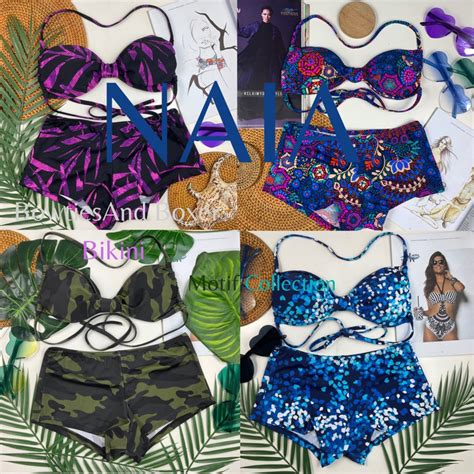 Jual Naia Motif Bikini Set Bikini Pantai Baju Renang Bikini Sexy Bikini Classic