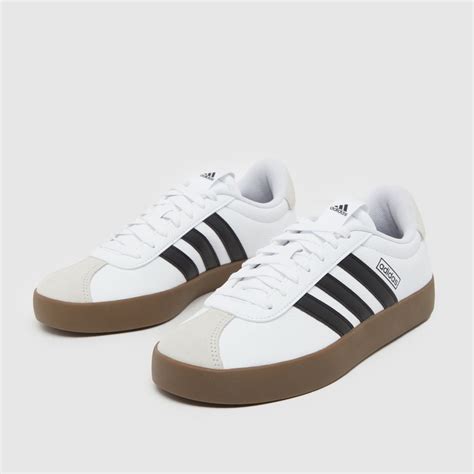 Womens White & Black adidas Vl Court 3.0 Trainers | schuh