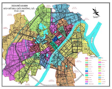 Bản đồ hành chính Thành phố Nam Định