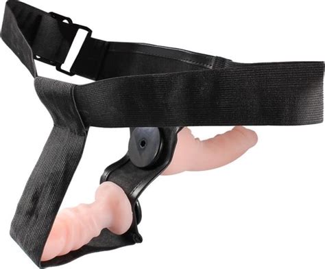 Strap On Harnas Ultra Met Voorbind Dildo S Anaal En Vaginaal Te