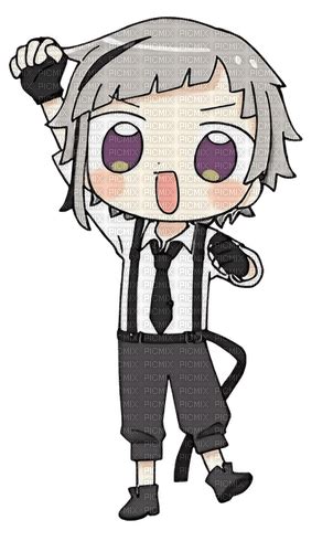 Atsushi Nakajima Bsd Bungo Stray Dogs Anime Chibi Free Png