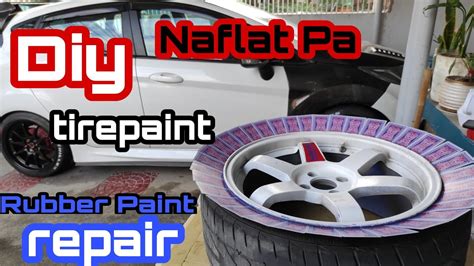 Diy Rubber Paint Mags Repair Tire Lettering Youtube