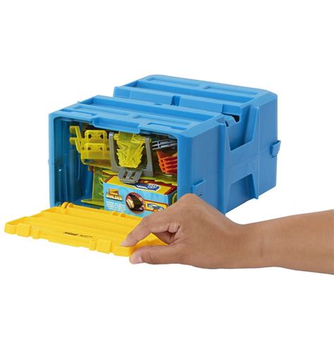 Hot Wheels Track Builder Deluxe Builder Box Bilbane Med Hot Wheels Bil Hnn