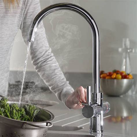 Abode Prostream 3 In 1 Swan Spout Monobloc Kitchen Sink Mixer Tap