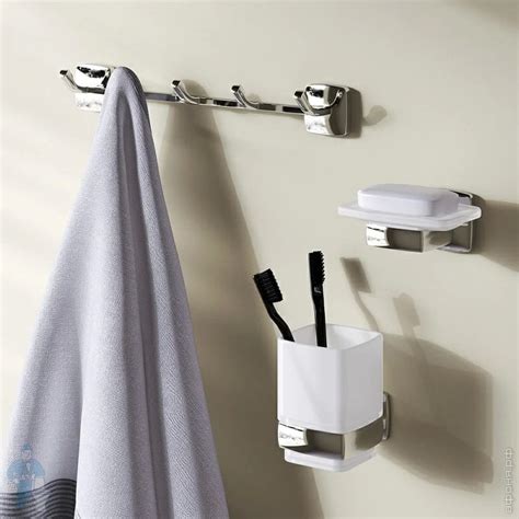 Набор аксессуаров AM.PM Gem: стеклянная мыльница, стеклянный стакан ...