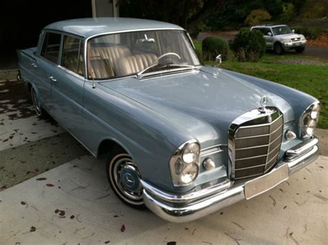 1962 Mercedes Benz 220s W111 Series Fintail Heckflosse Superb Restored