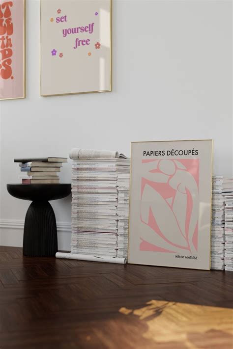 Henri Matisse Blue Nude Inspired Print Pastel Pink Vintage Matisse Art Print Henri Matisse