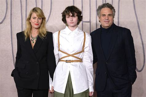 Mark Ruffalo Poses with Daughter Bella and Wife Sunrise Coigney on Red