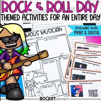 Rock & Roll Activities | Rock Your School Day | End of Year Themed Day