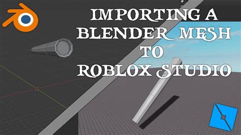 ROBLOX How To Import Meshes From Blender Into Studio YouTube