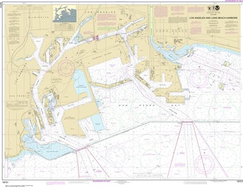 NOAA Chart 18751: Los Angeles and Long Beach Harbors - Captain's ...