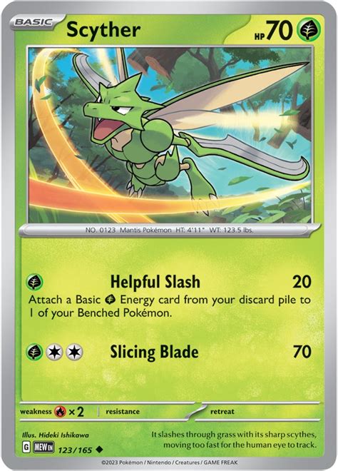 Scyther Pok Mon Cardtrader