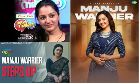 manju warrier age biography husband family tv shows career awards