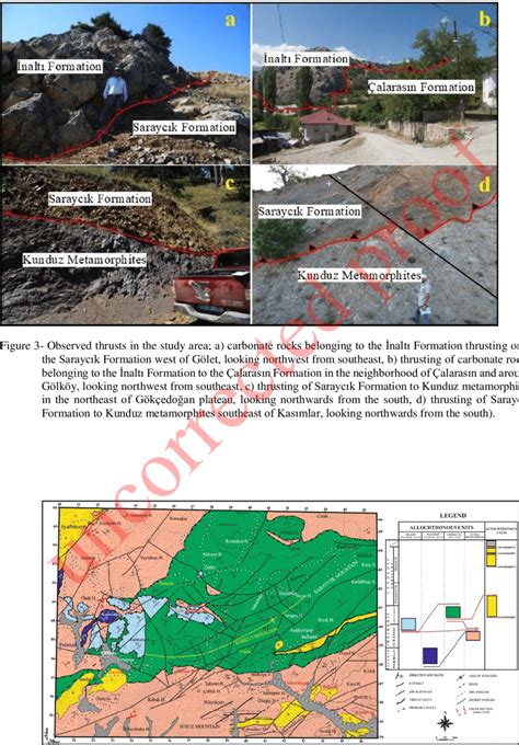 Structural map of the study area. | Download Scientific Diagram
