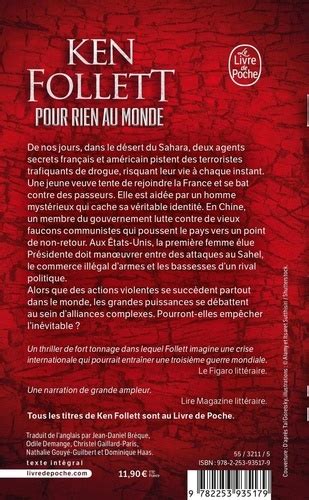 Pour Rien Au Monde De Ken Follett Poche Livre Decitre