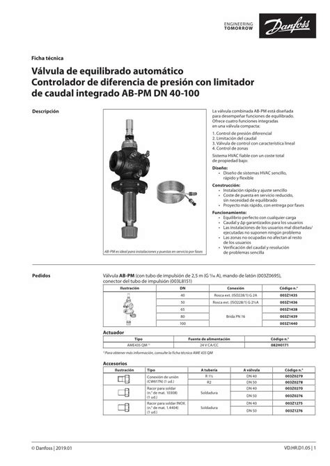 Pdf Ficha T Cnica V Lvula De Equilibrado Autom Tico Tipo