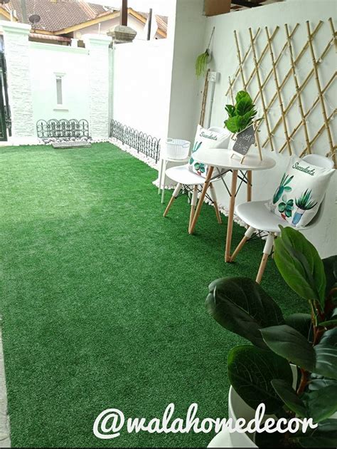 Depan Rumah Deco Taman Mini Rumah Teres Trend Mini Garden Di Balkoni