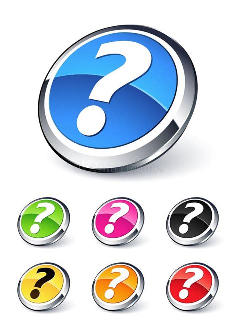 question button stock illustration illustration  choose