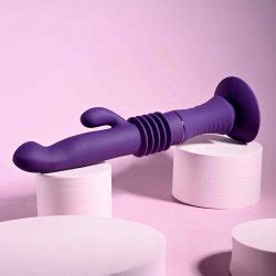 Playboy Pleasure Hoppy Ending Thrusting Suction Cup Vibrator Sex Toys Adult Novelties