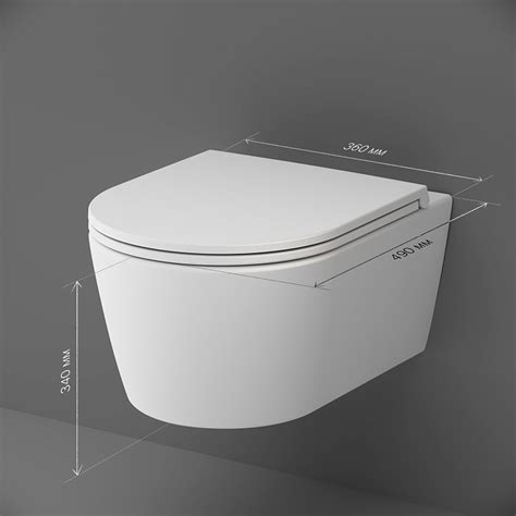 Унитаз подвесной AM.PM Func C8F1700MWSC безободковый с сиденьем ...