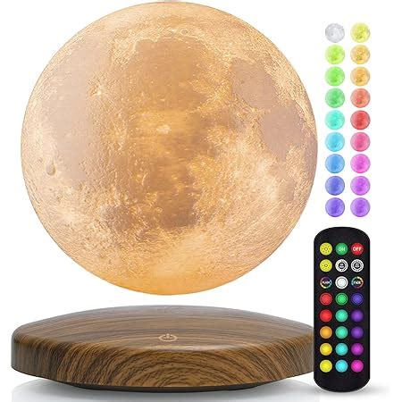 Ruixinda Levitating Moon Lamp Magnetic Floating Moon Lamp Spinning