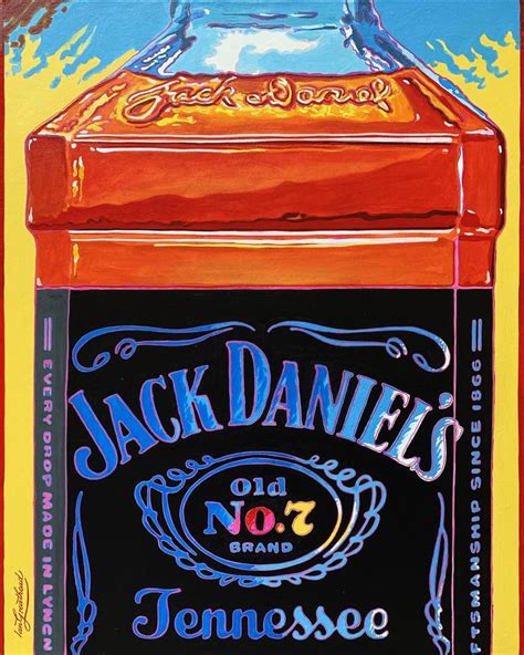 Jack Daniels Old No 7 Painting By Ian Greathead Saatchi Art