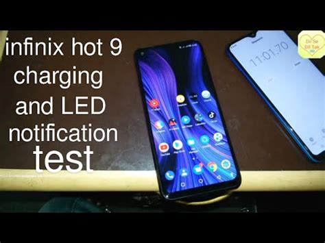 Infinix Hot Charging Test And LED Notification Light Test YouTube