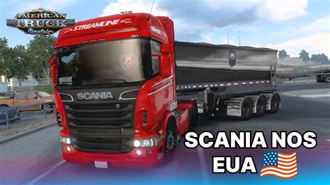 Scania Streamline V8 No Puxe De 19 Toneladas De Areia MOD GRATIS ATS