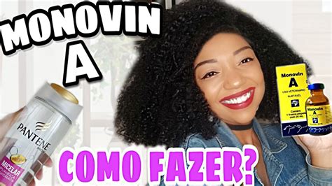 Como Usar Monovin A No Shampoo - SHAMPOO BOMBA COM MONOVIN A COMO FAZER? (antes e depois 2021) - YouTube
