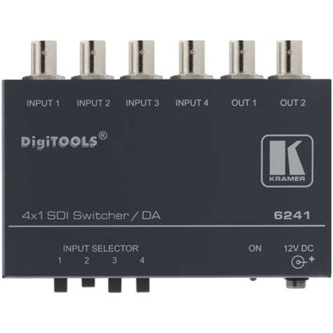 Купить 6241 Коммутатор сигнала SDI 4x1 с усилителем-распределителем 1:2 ...